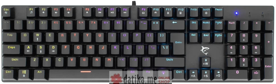 White Shark COMMANDOS ELITE RED-SW gaming keyboard 
