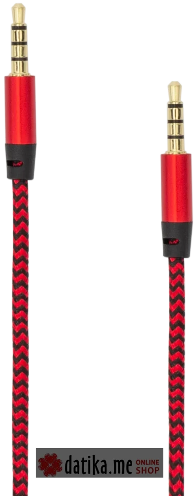 SBOX AUDIO CABLE 3.5 Male - 3.5 mm Male 1.5 m RED