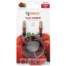 SBOX AUDIO CABLE 3.5 Male - 3.5 mm Male 1.5 m RED