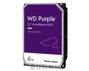 WD 6TB 3.5" SATA III 64MB IntelliPower WD64PURZ Purple 