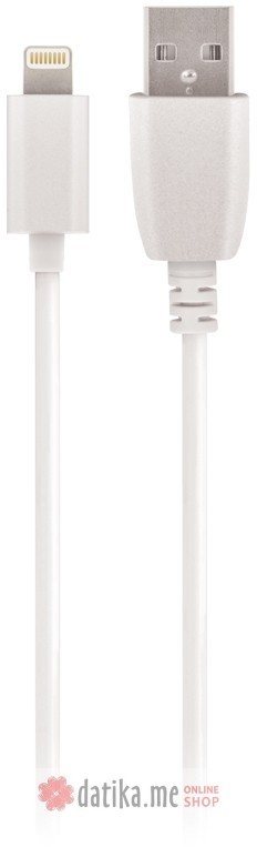 Maxlife cable USB - Lightning 1,0 m 2A white