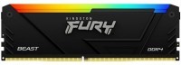 Kingston Fury Beast Black RGB XMP DIMM DDR4 64GB (2x32GB kit) 3600MT/s, KF436C18BB2AK2/64
