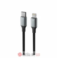 Swissten Kabl textile II USB-C / Lightning 1.5m Black