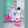 ECOTOYS Noša za djecu sa uklonivim umetkom i neklizajućim nogicama, roze  в Черногории