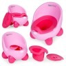ECOTOYS Noša za djecu sa uklonivim umetkom i neklizajućim nogicama, roze  в Черногории
