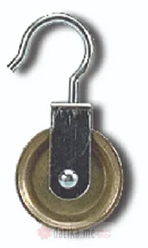 Maurer Koturača metalna sa kukom 60mm