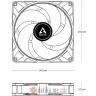 ARCTIC P14 140mm Max ventilator beli (ACFAN00304A)