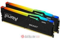 Kingston Kapacitet 32GB (Kit od 2x 16 GB) DDR5 FURY Renegade RGB, KF560C36BBE2AK2-32  