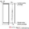 Bosch KIR81VFE0 Ugradni frizider, 177cm в Черногории
