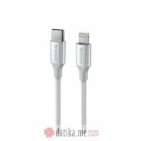Swissten Data cable textile II USB-C / Lightning 1.5m White
