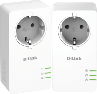 D-Link DHP-P601AV/E PowerLine AV2 1000 HD Gigabit Passthrough Kit