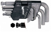 Mauer Ključevi imbus loptasti na PVC držaču 1.5-10mm 9/1