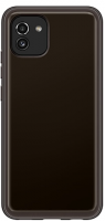 Samsung EF-QA036TBEGEU Soft Clear Cover A03, Black