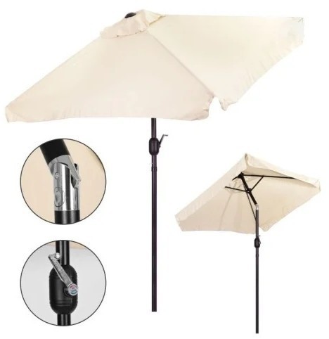 ModernHome Veliki pravugaoni suncobran BEIGE ModernHome Veliki pravugaoni suncobran BEIGE