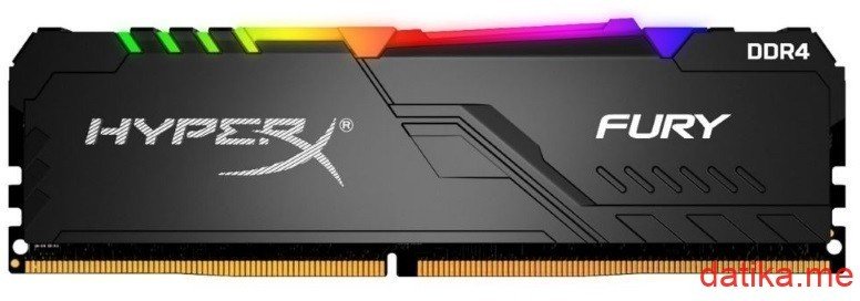 Kingston HyperX Fury RGB  DIMM DDR4 8GB 2666MHz, HX426C16FB3A/8 