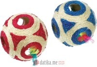 Karlie IGRACKA ZA MACKE LOPTICA SISAL 11 CM