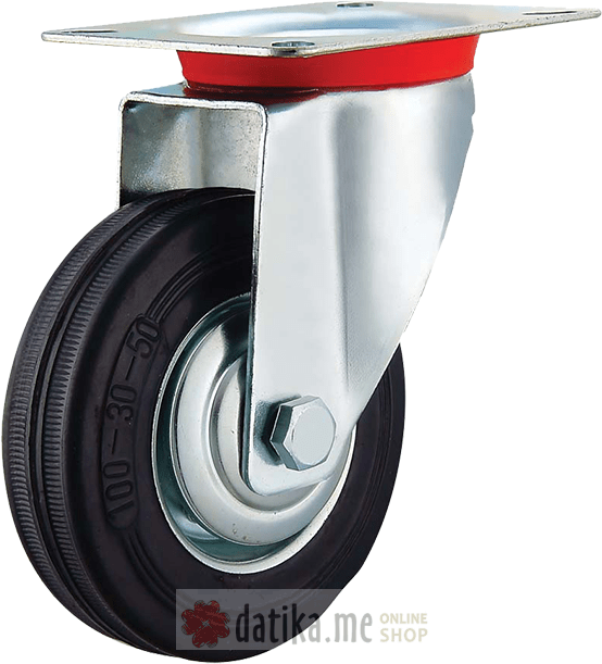 Bormann BHT9007 Tocak gumeni Fi 200mm,nosivost 180kg, rotirajuci 