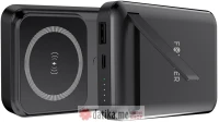 Forever wireless power bank MATB-100 PD QC 22.5W 10000 mAh magnetic black 
