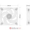 ARCTIC P14 PWM PST A-RGB 120mm ventilator beli (ACFAN00276A)
