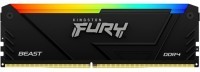 Kingston Fury Beast Black RGB XMP DIMM DDR4 32GB 3600MT/s, KF436C18BB2A/32