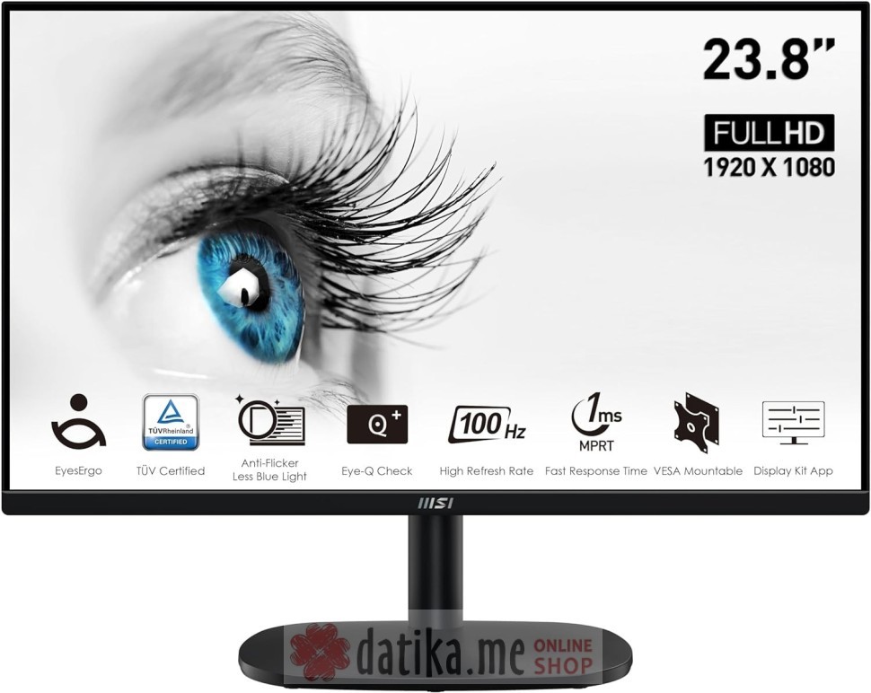 MSI PRO MP245V 23.8" Full HD VA 100Hz monitor