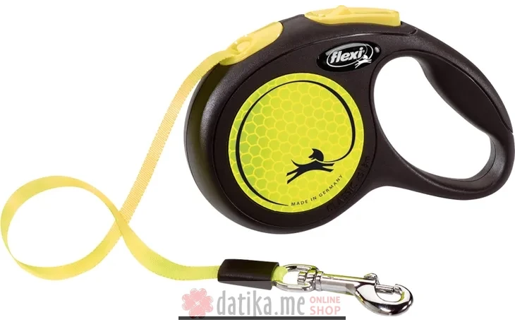 Flexi Povodac New Neon Xsmall Tape 3M Yellow