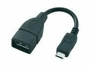 MS USB A-B Micro cable 10cm Retail