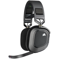 Corsair HS80 RGB Wireless Premium Gaming Headset with Spatial Audio Carbon