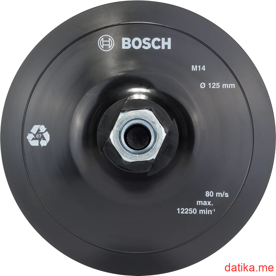 Bosch Podloga za abrazive sa čičkom 125mm prihvat M14 za brusilicu в Черногории