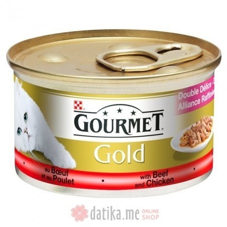 GOURMET Gold GOVEDINA i PILETINA 85gr