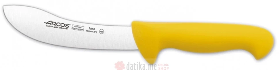 ARCOS NOZ ZA SKIDANJE KOZE 160mm ZUTI