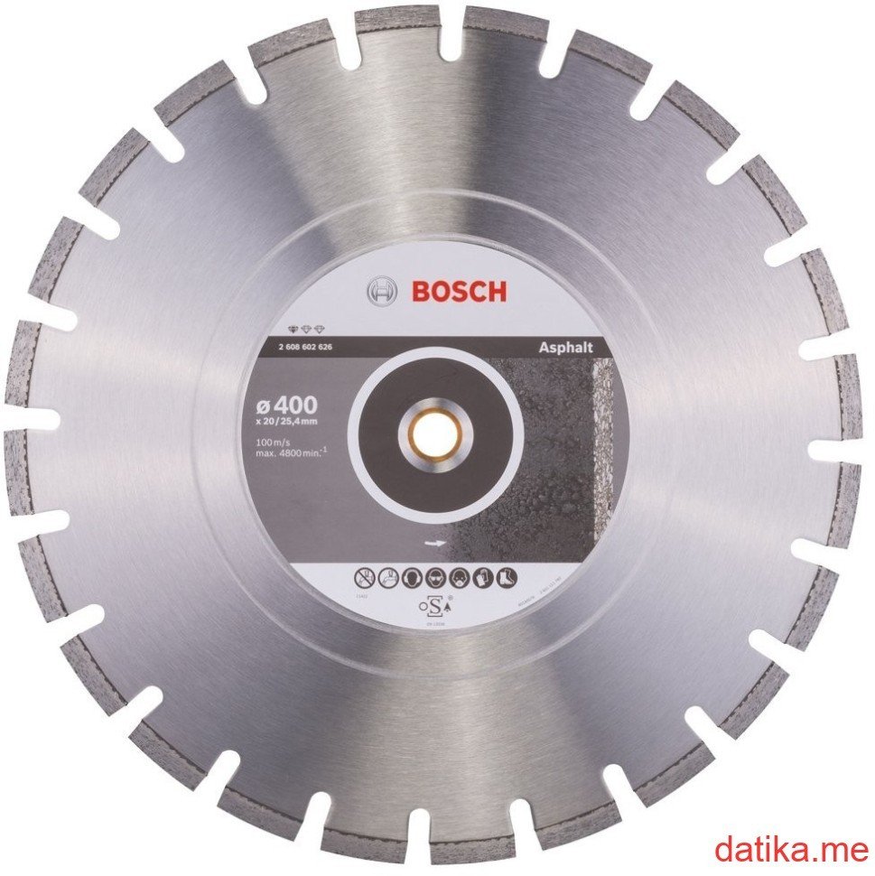 Bosch Dijamantna rezna ploča za asfalt 500x25.4x8mm