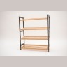 ModernHome POLICA ZA OBUCU 4 NIVOA BAMBOO BIJELA