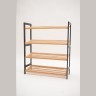 ModernHome POLICA ZA OBUCU 4 NIVOA BAMBOO BIJELA