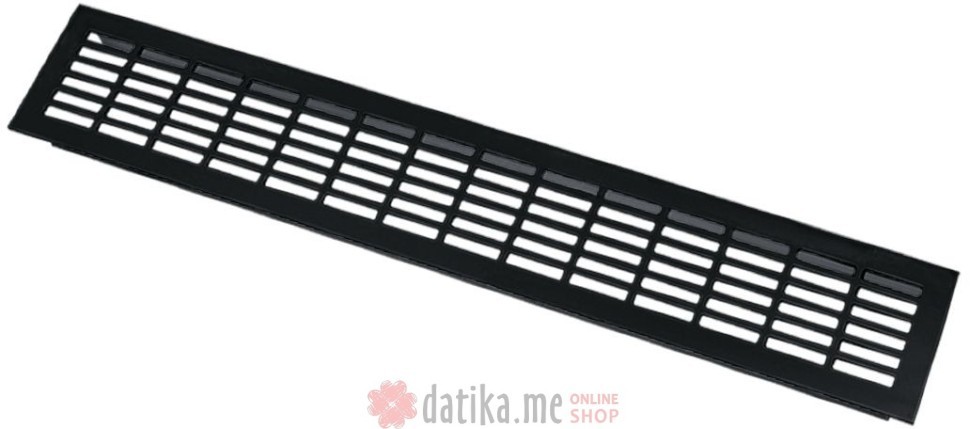 GTV Rešetka za ventilaciju AA-01 480x80mm crna GTV