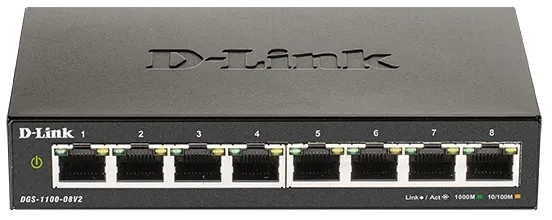 D-Link DGS-1100-08PV2 Gigabit Smart Managed Switches   в Черногории