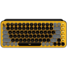 Logitech POP Keys mehanicka bezicna Tastatura, Yellow-Black