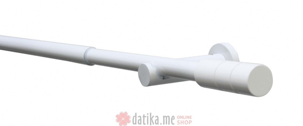 Gardinia Garnišna Kreta Zylinder 16/19mm x 120-210cm bijela Gardinia