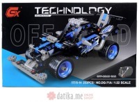 3D kockice trkacko auto od 253 djelova