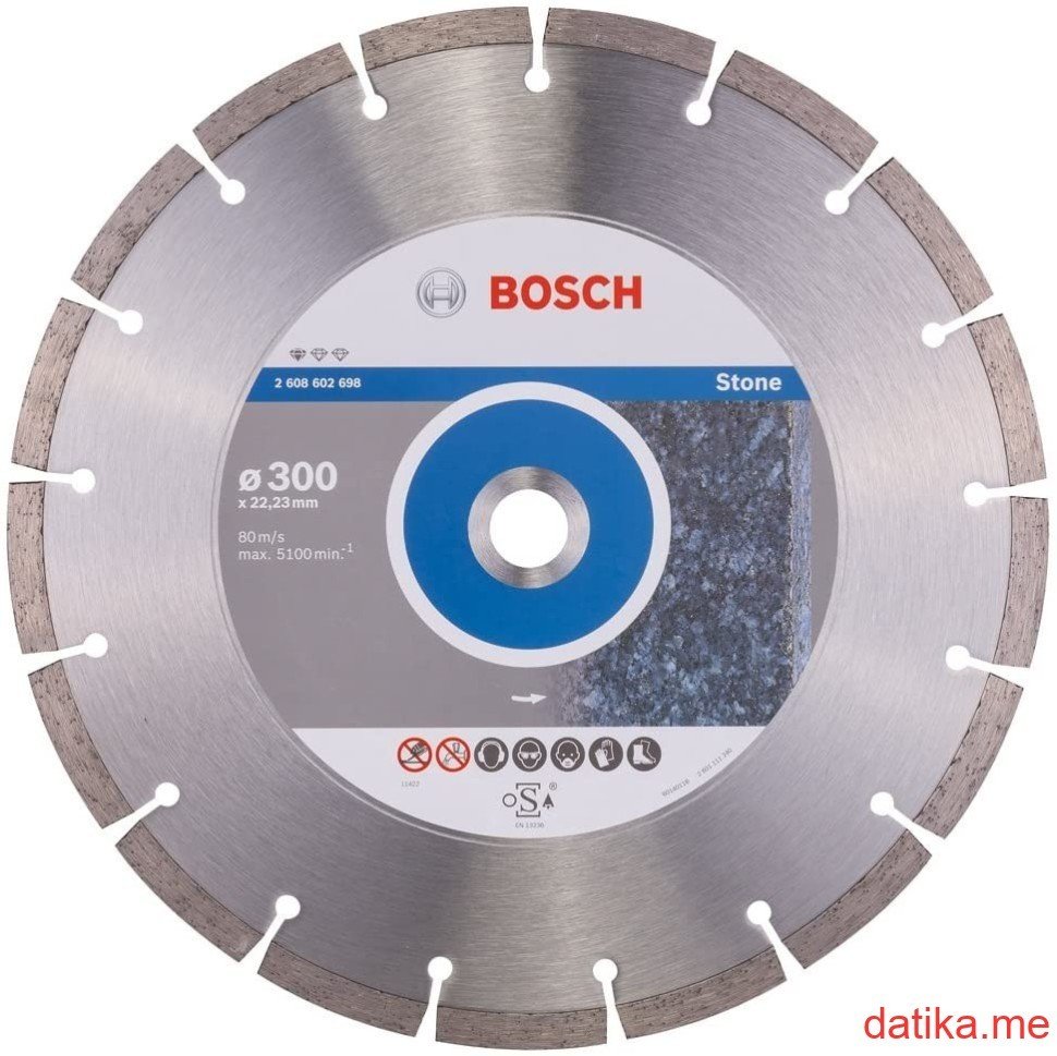 Bosch Dijamantna rezna ploča za kamen 300x22,2x10mm