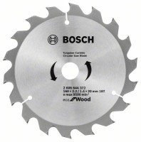 Bosch List kružne testere za drvo Eco Wood 160x20/16x2.2mm 18z