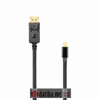 SBOX kabl DP Male - Mini DP Male 2m