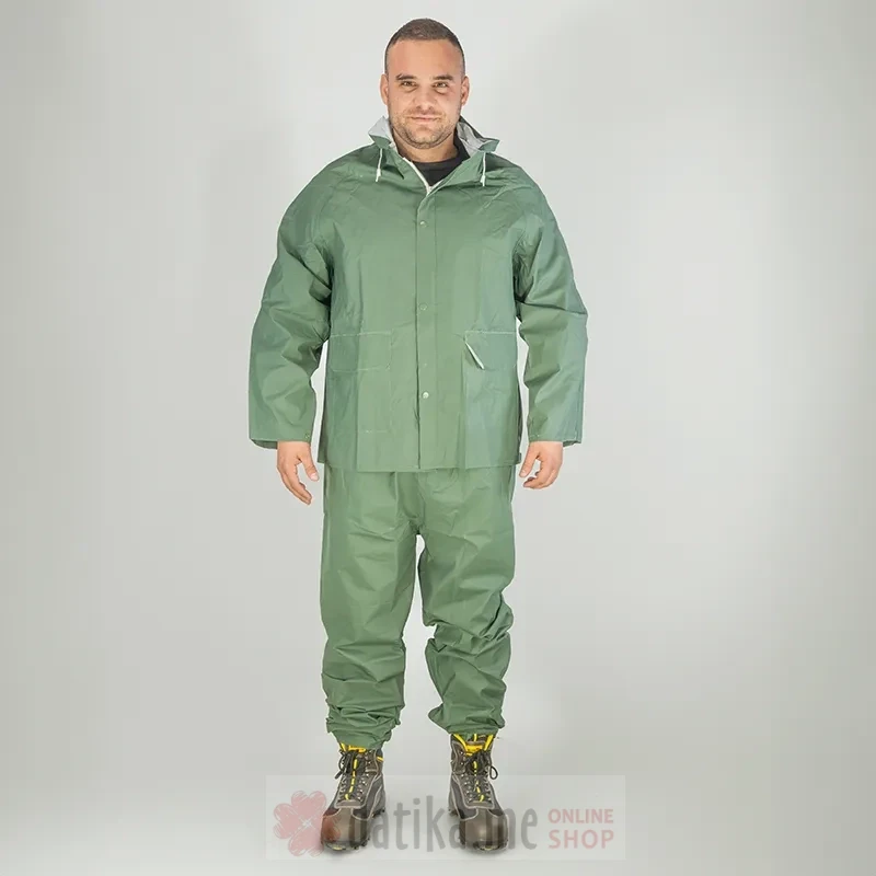Odijelo vodotporno dvodjelno poliester PVC Vel.L Bormann BPP7208