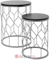 PAKKETO SET DVA STOLA Zion II pakoworld in black-silver color