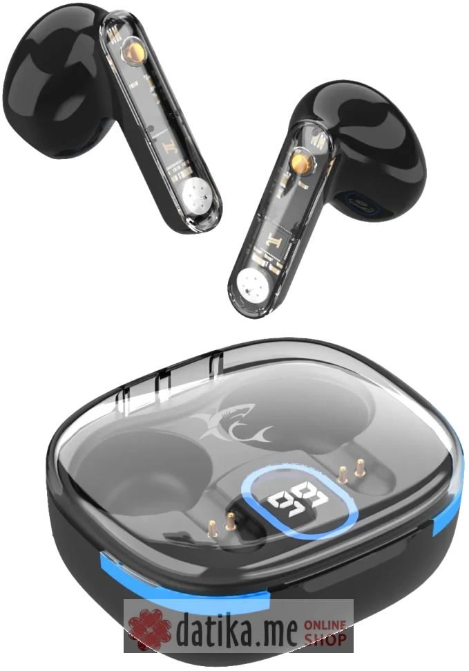 White Shark GEB-TWS-37 EARBUDS HYPERBEAT Crne Headset