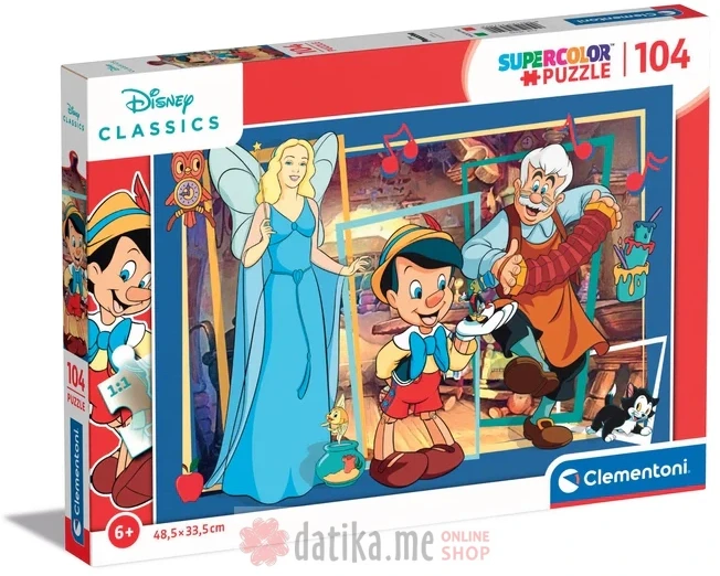 Clementoni Igracka Puzzle 104 kom.Disney classics Pinocchio в Черногории