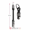 Swissten Kabl Magnetic keychain USB-A/ USB-C 9.7cm