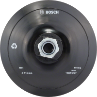 Bosch Podloga za abrazive sa čičkom 115mm prihvat M14 za brusilicu