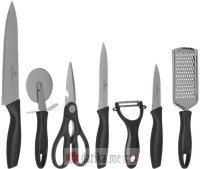 INART SET ALATKI ZA KUHINJU METAL BLACK/SILVER 30X3X44cm 7kom