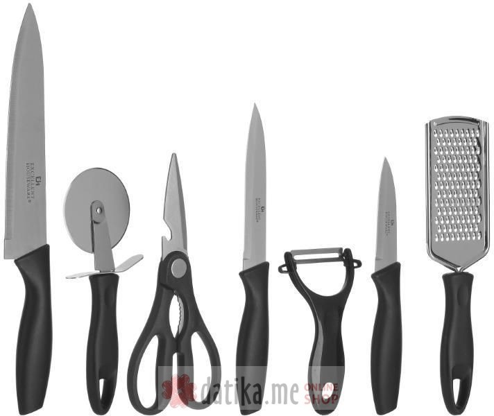 INART SET ALATKI ZA KUHINJU METAL BLACK/SILVER 30X3X44cm 7kom